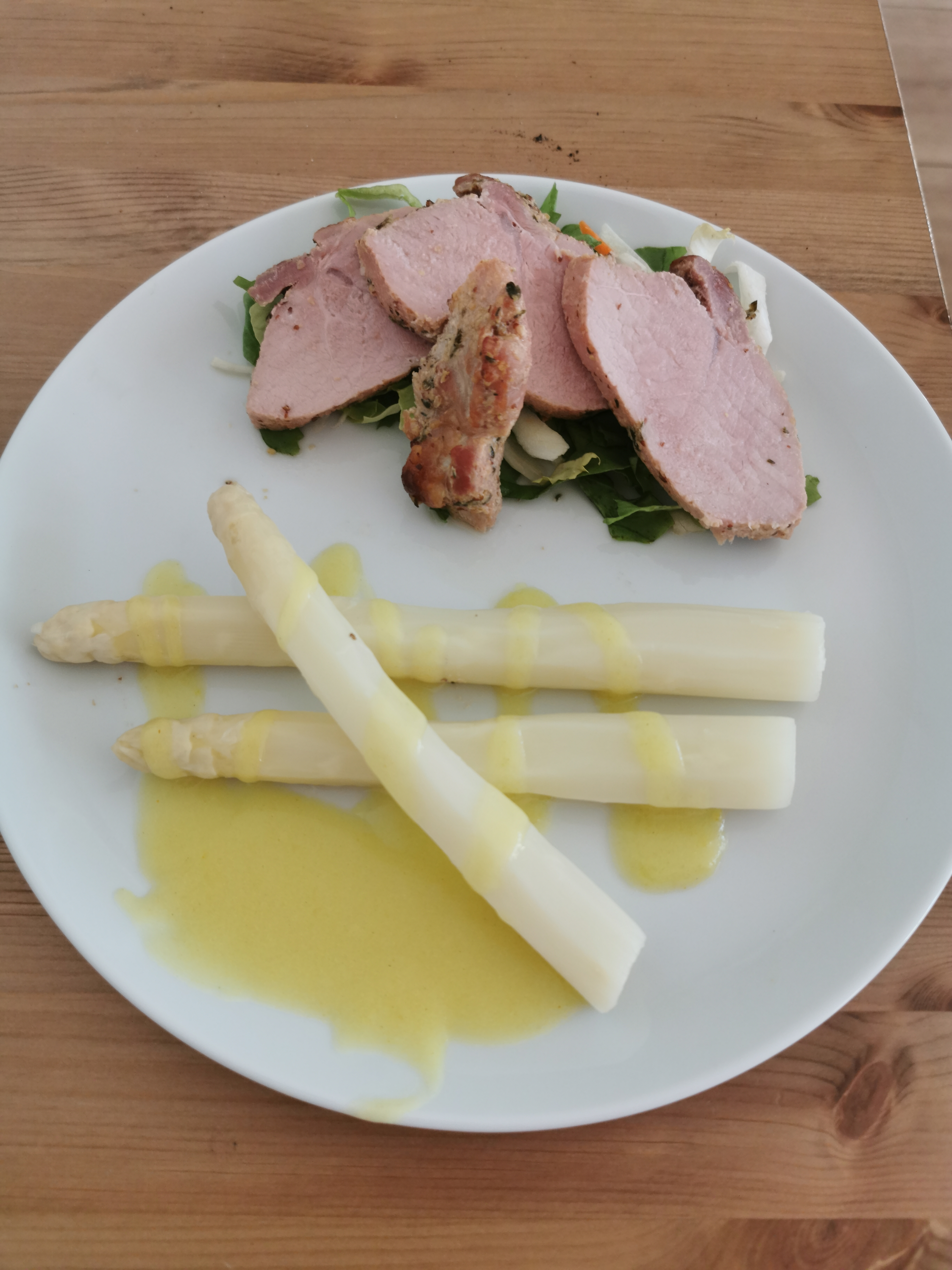 Beenham met honing mosterd glaze